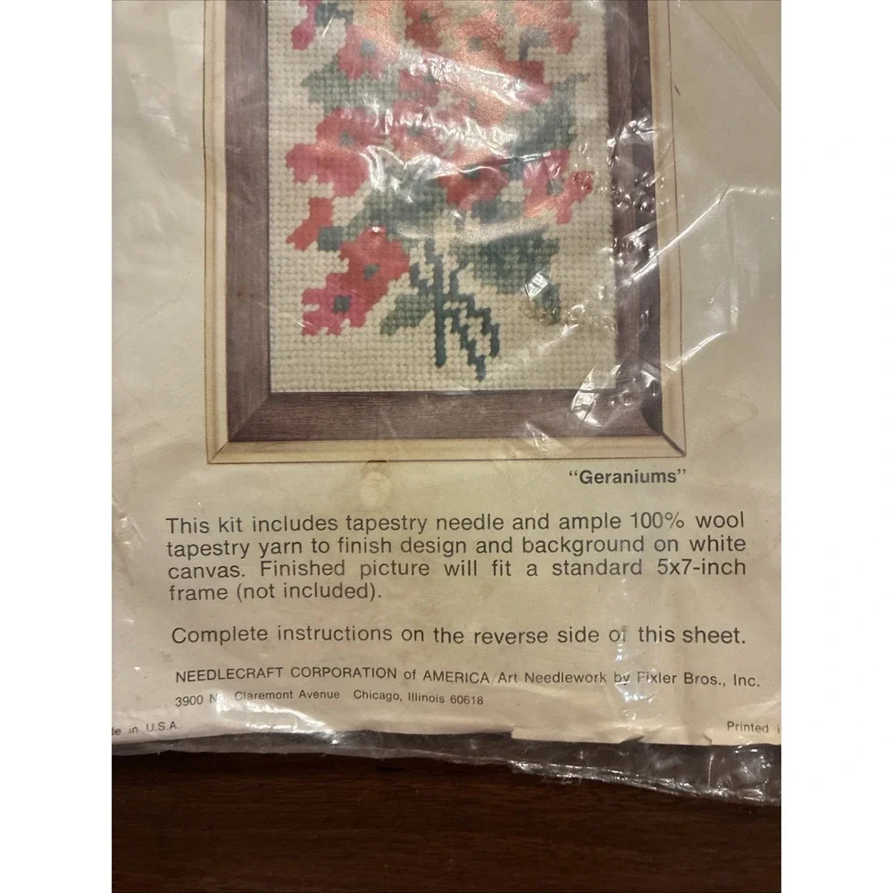 Vintage Wonder Art Needlepoint Kit 5